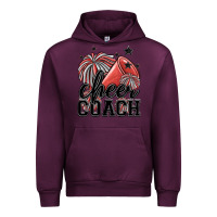 Mauve Wine cheer coach Urban Hoodie - MaliasSmallBusiness