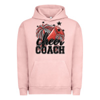 Pigment Salmon cheer coach Urban Hoodie - MaliasSmallBusiness