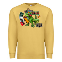 Antique Gold taco saurus rex Premium Sweatshirt - CowhideDigitalArt