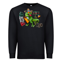 Black taco saurus rex Premium Sweatshirt - CowhideDigitalArt