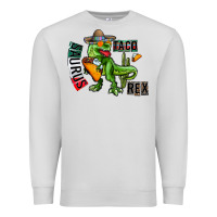 Dove Grey taco saurus rex Premium Sweatshirt - CowhideDigitalArt
