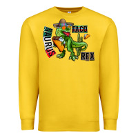 Lemon taco saurus rex Premium Sweatshirt - CowhideDigitalArt
