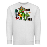 Oatmeal Heather taco saurus rex Premium Sweatshirt - CowhideDigitalArt
