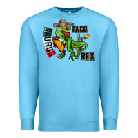 Ocean Blue taco saurus rex Premium Sweatshirt - CowhideDigitalArt