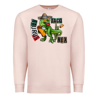 Pale Pink taco saurus rex Premium Sweatshirt - CowhideDigitalArt