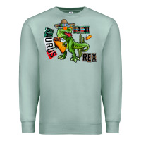 Seafoam taco saurus rex Premium Sweatshirt - CowhideDigitalArt