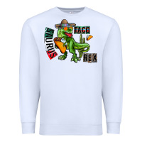 White taco saurus rex Premium Sweatshirt - CowhideDigitalArt