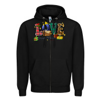 Black love came down luke 2 11 Zipper Hoodie - Zillion Design Studio