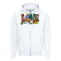 White love came down luke 2 11 Zipper Hoodie - Zillion Design Studio