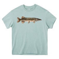 Northern Pike Fish Illustrations Heavy Core Tee | Teevron
