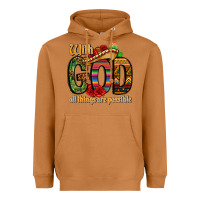 Meerkat with god all things are possible Heavyweight Hoodie - CTS Tumbler Store