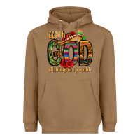 Toasted Coconut with god all things are possible Heavyweight Hoodie - CTS Tumbler Store