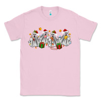 Bubblegum Pink pantasmas ghost christmas Classic Tee - Zillion Design Studio