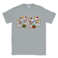 Heather Grey pantasmas ghost christmas Classic Tee - Zillion Design Studio