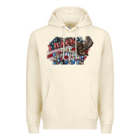 Sandshell i back the blue eagle Premium Hoodie - NancyCooperArtShop