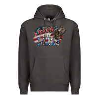 Smoke i back the blue eagle Premium Hoodie - NancyCooperArtShop