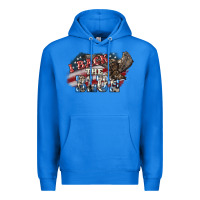 True Royal i back the blue eagle Premium Hoodie - NancyCooperArtShop