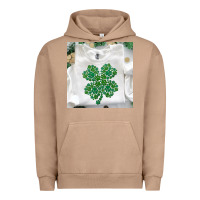 Pigment Burro shamrock patterned clothing Urban Hoodie - MaliasSmallBusiness