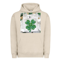 Pigment French Oak shamrock patterned clothing Urban Hoodie - MaliasSmallBusiness