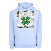 Pigment Grape Ice shamrock patterned clothing Urban Hoodie - MaliasSmallBusiness