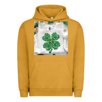 Pigment Peanut Butter shamrock patterned clothing Urban Hoodie - MaliasSmallBusiness