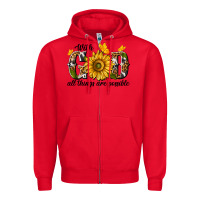Red with god all things are possible Zipper Hoodie - texasbilliewilder