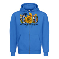 True Royal with god all things are possible Zipper Hoodie - texasbilliewilder