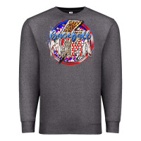 Charcoal Heather baseball mama Premium Sweatshirt - RacoonDesign