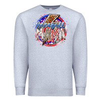 Heather Grey baseball mama Premium Sweatshirt - RacoonDesign