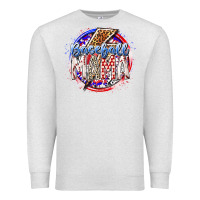 Oatmeal Heather baseball mama Premium Sweatshirt - RacoonDesign