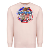 Pale Pink baseball mama Premium Sweatshirt - RacoonDesign