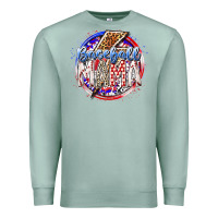 Seafoam baseball mama Premium Sweatshirt - RacoonDesign