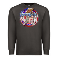 Smoke baseball mama Premium Sweatshirt - RacoonDesign