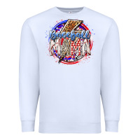 White baseball mama Premium Sweatshirt - RacoonDesign