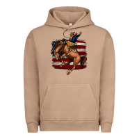 Pigment Burro Bucking Bronco Urban Hoodie - Jasminsmagicworld