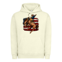 Pigment Pistachio Bucking Bronco Urban Hoodie - Jasminsmagicworld