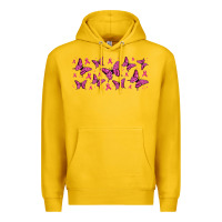 Lemon breast cancer butterflies Premium Hoodie - Jasminsmagicworld