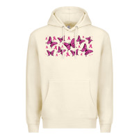 Sandshell breast cancer butterflies Premium Hoodie - Jasminsmagicworld