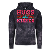 Cloud Black hugs and kisses valentines Vintage Hoodie - AdoDesignShop