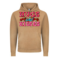 Vintage Camel hugs and kisses valentines Vintage Hoodie - AdoDesignShop