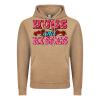 Vintage Coffee hugs and kisses valentines Vintage Hoodie - AdoDesignShop