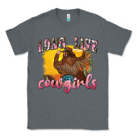 Charcoal Heather western long live cowgirls Classic Tee - texasbilliewilder