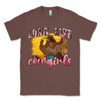 Chestnut western long live cowgirls Classic Tee - texasbilliewilder