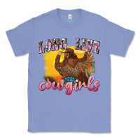 Colony Blue western long live cowgirls Classic Tee - texasbilliewilder