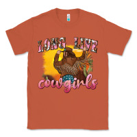 Copper western long live cowgirls Classic Tee - texasbilliewilder