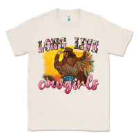 Natural western long live cowgirls Classic Tee - texasbilliewilder