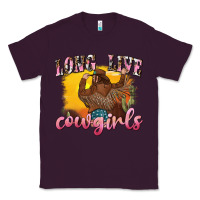 Plum western long live cowgirls Classic Tee - texasbilliewilder