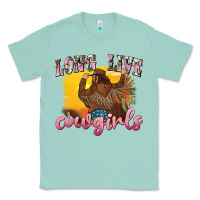 Seafoam western long live cowgirls Classic Tee - texasbilliewilder