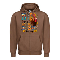 Chestnut why yall trying to test the jesus in me Zipper Hoodie - texasbilliewilder