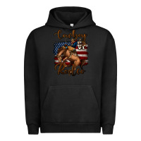 Pigment Black Cowboy Up Rodeo Bucking Bronco Urban Hoodie - Jasminsmagicworld
